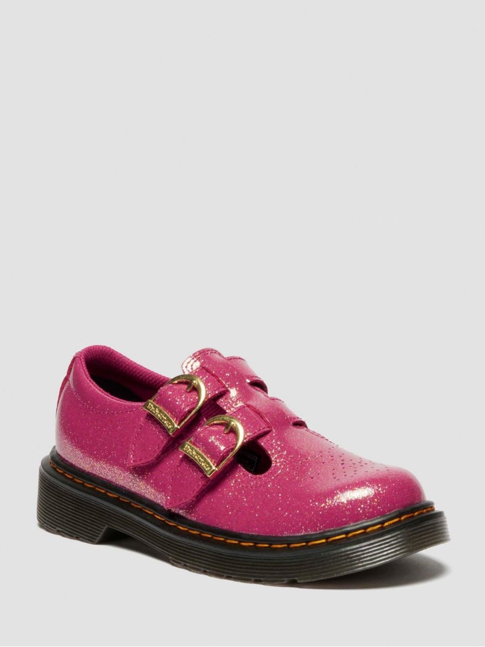 Dr.Martens JUNIOR 8065 GLITTER PATENT LEATHER MARY JANE SHOES